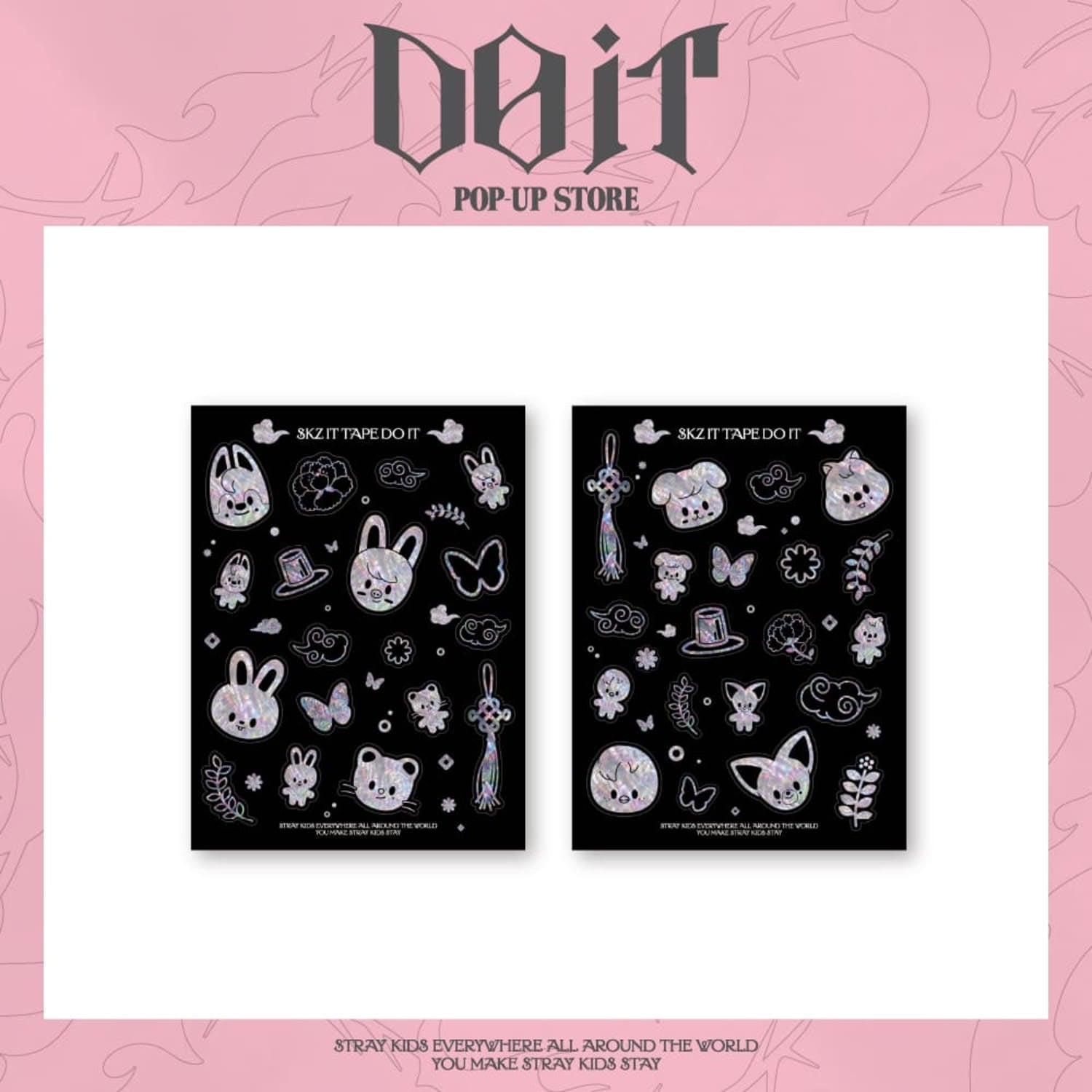 STRAY KIDS - DO IT POP UP STORE OFFICIAL MD SKZOO STICKER