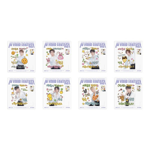ATEEZ - IN YOUR FANTASY 2025 WORLD TOUR OFFICIAL MD SLIDING PUZZLE - COKODIVE