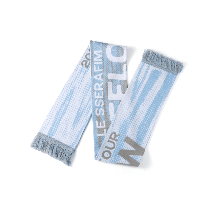 LE SSERAFIM - PUREFLOW 2026 TOUR OFFICIAL MD SLOGAN MUFFLER - COKODIVE