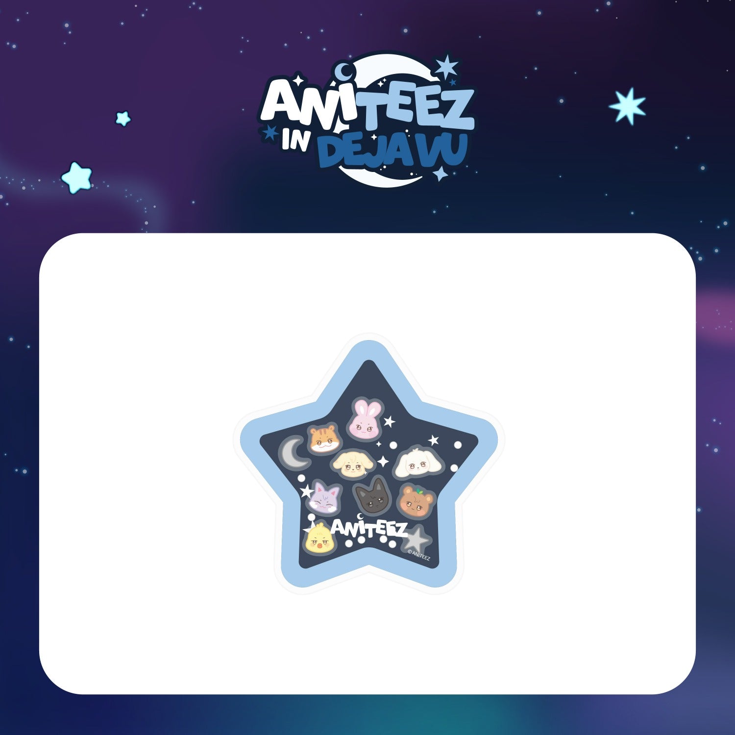 ATEEZ - ANITEEZ IN DEJAVU POP UP OFFICIAL MD ACRYLIC SHAKER MAGNETIC SMART TOK