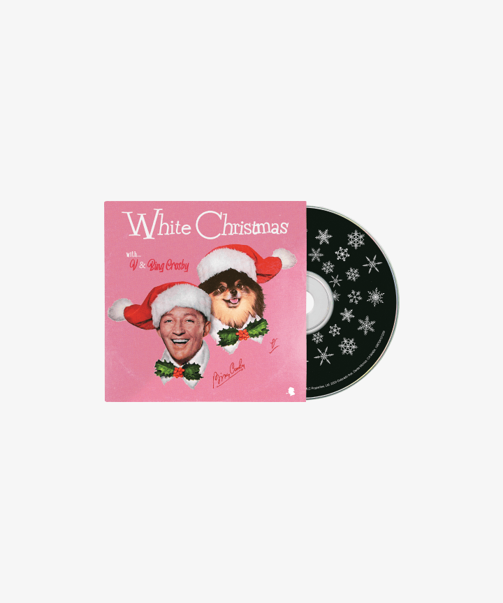 BTS V - WHITE CHRISTMAS V X BING CROSBY SNOWFLAKE CD - COKODIVE