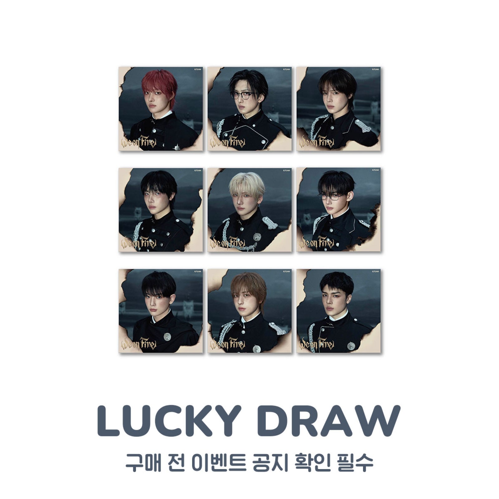 &TEAM - WE ON FIRE 3RD EP ALBUM WITHMUU 2ND LUCKY DRAW EVENT SOLO EDITION RANDOM - COKODIVE