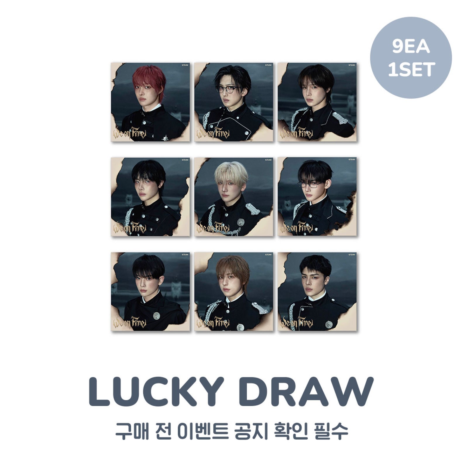 &TEAM - WE ON FIRE 3RD EP ALBUM WITHMUU 2ND LUCKY DRAW EVENT SOLO EDITION SET - COKODIVE