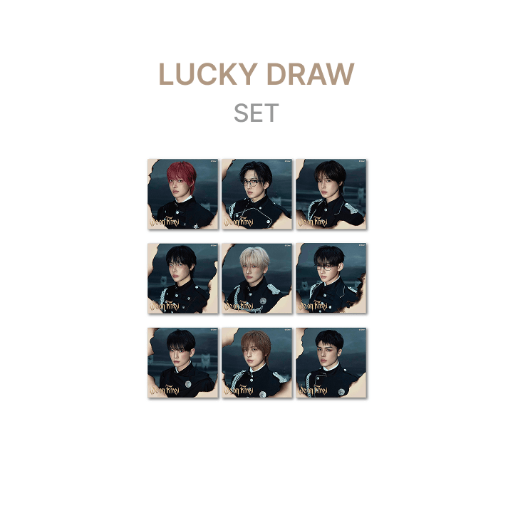 &TEAM - WE ON FIRE 3RD EP ALBUM WEVERSE SHOP LUCKY DRAW EVENT SOLO EDITION SET - COKODIVE