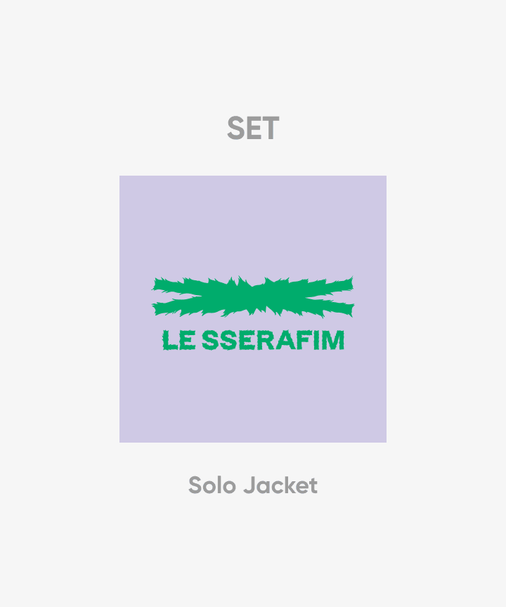 LE SSERAFIM - CRAZY JAPAN 3RD SINGLE ALBUM WEVERSE GIFT SOLO JACKET 5 SET - COKODIVE