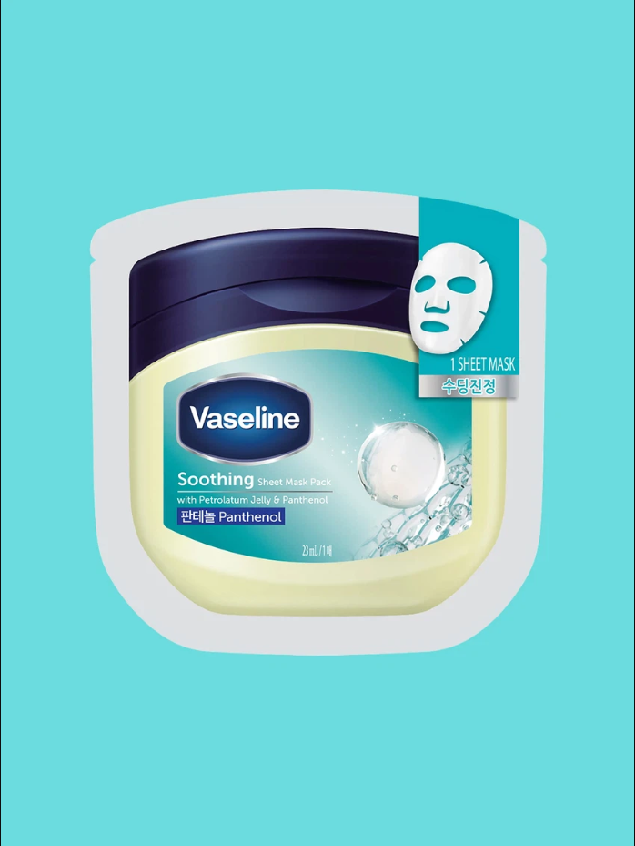 VASELINE SOOTHING SHEET MASK PACK (10EA) - COKODIVE