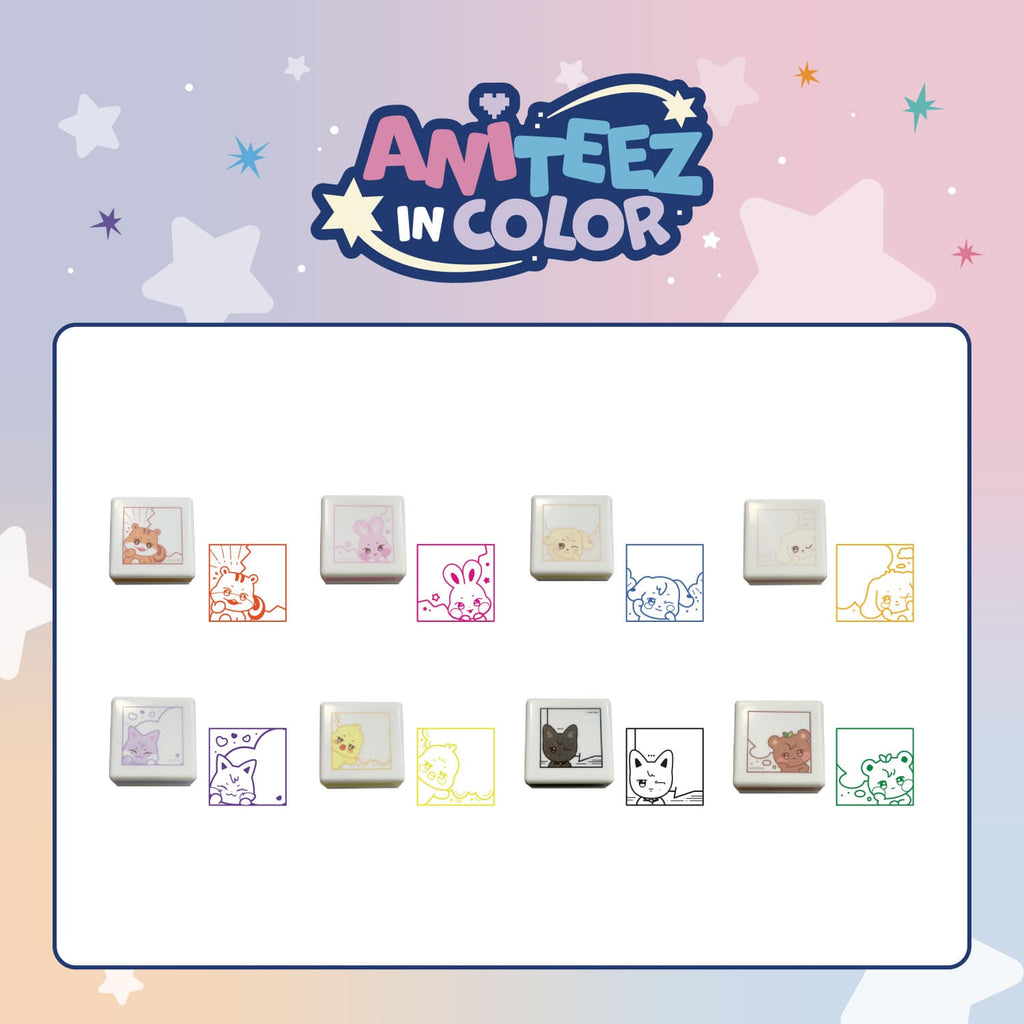 ATEEZ - ANITEEZ IN COLOR POP UP OFFICIAL MD SPEECH BUBBLE STAMP