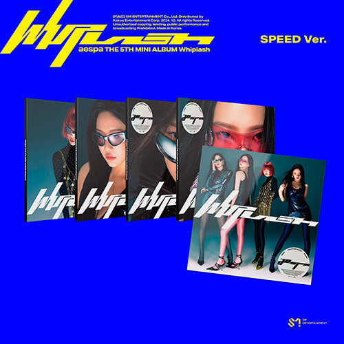 AESPA - WHIPLASH 5TH MINI ALBUM SPEED VER RANDOM - COKODIVE