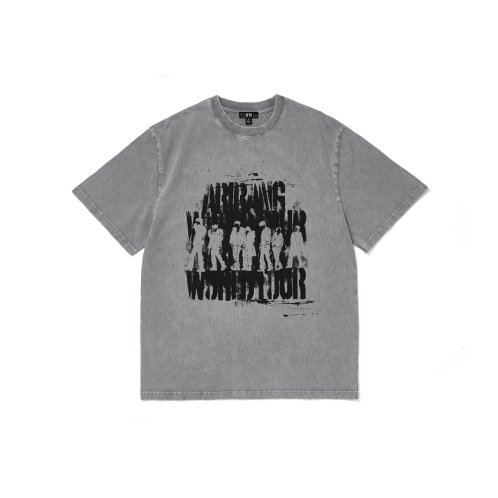 BTS - ARIRANG WORLD TOUR 2ND DROP OFFICIAL MD S/S PHOTO T-SHIRT (GRAY) - COKODIVE