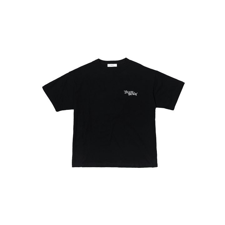 &TEAM - BLAZE THE WAY OFFICIAL MD S/S T-SHIRT BLACK (TYPE-B) - COKODIVE
