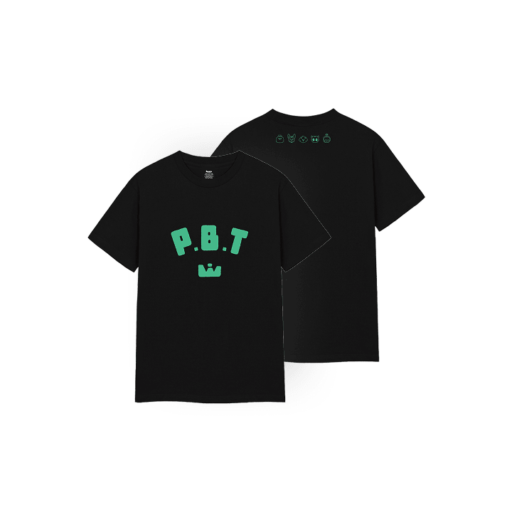 TXT - PPULBATU l THE SEOUL ILLUSTRATION FAIR V.19 OFFICIAL MD S/S T-SHIRT (BLACK) - COKODIVE