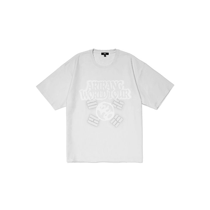 BTS - ARIRANG WORLD TOUR OFFICIAL MD S/S TOUR T-SHIRT (GRAY) - COKODIVE