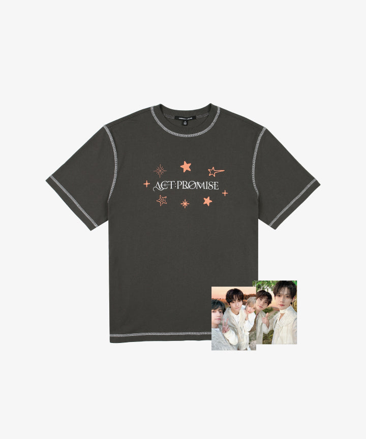 TXT - ACT : PROMISE WORLD TOUR OFFICIAL MD S/S T SHIRT GREY - COKODIVE