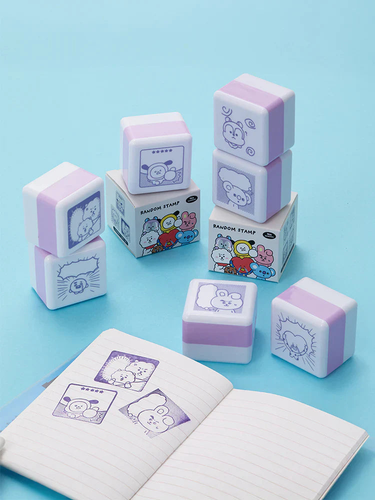 BT21 - TODAY'S FACE RANDOM SPEECH BUBBLE STAMP (1P) - COKODIVE