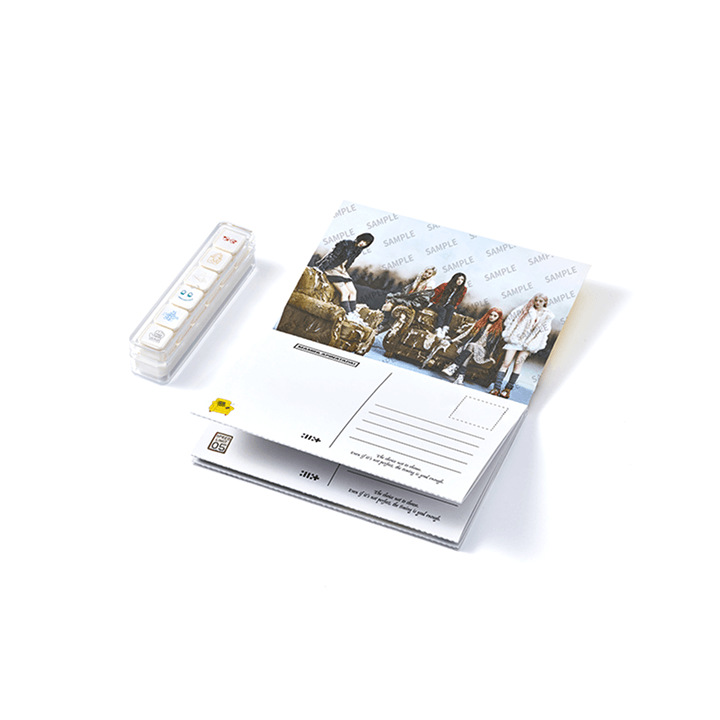 ILLIT - MAMIHLAPINATAPAI OFFICIAL MD STAMP & POSTCARD SET - COKODIVE