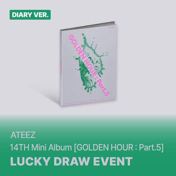 ATEEZ - GOLDEN HOUR : PART.5 14TH MINI ALBUM SOUNDWAVE LUCKY DRAW EVEN