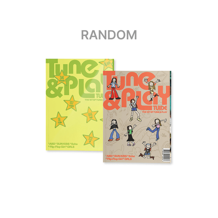 TUIDE - TUNE & PLAY 1ST EP ALBUM WEVERSE SHOP GIFT STANDARD VER RANDOM - COKODIVE