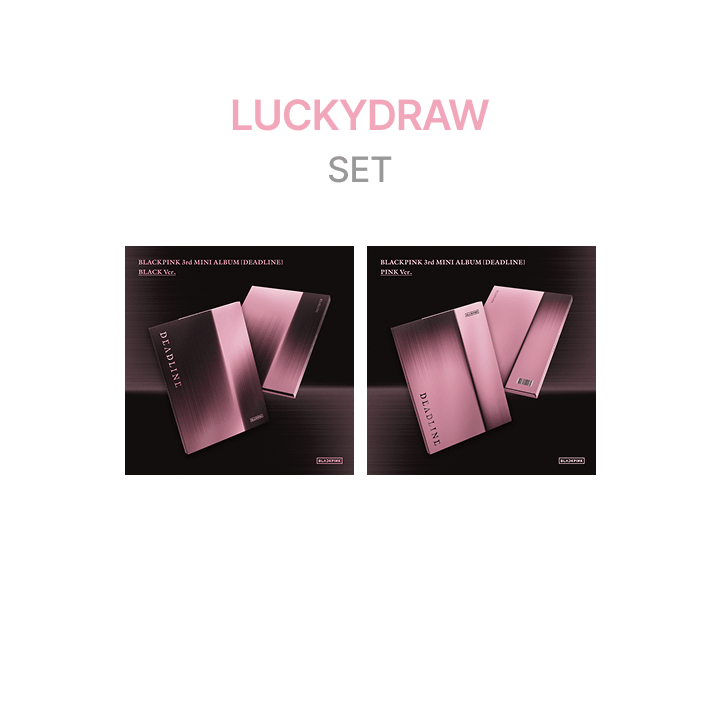 BLACKPINK - DEADLINE 3RD MINI ALBUM WEVERSE SHOP LUCKY DRAW EVENT STANDARD SET - COKODIVE