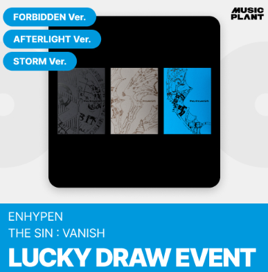 ENHYPEN - THE SIN : VANISH 7TH MINI ALBUM MUSICPLANT LUCKY DRAW EVENT STANDARD RANDOM - COKODIVE