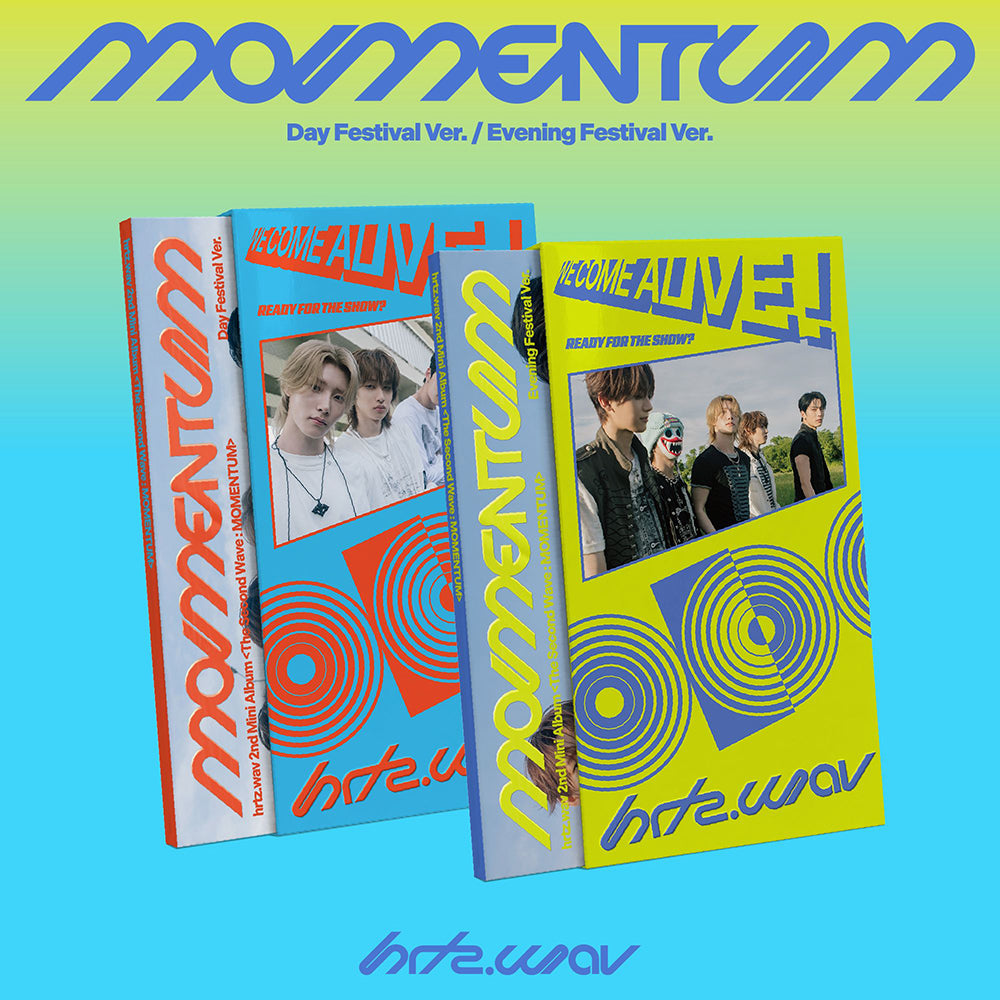 HRTZ.WAV - THE SECOND WAVE : MOMENTUM 2ND MINI ALBUM STANDARD VER SET