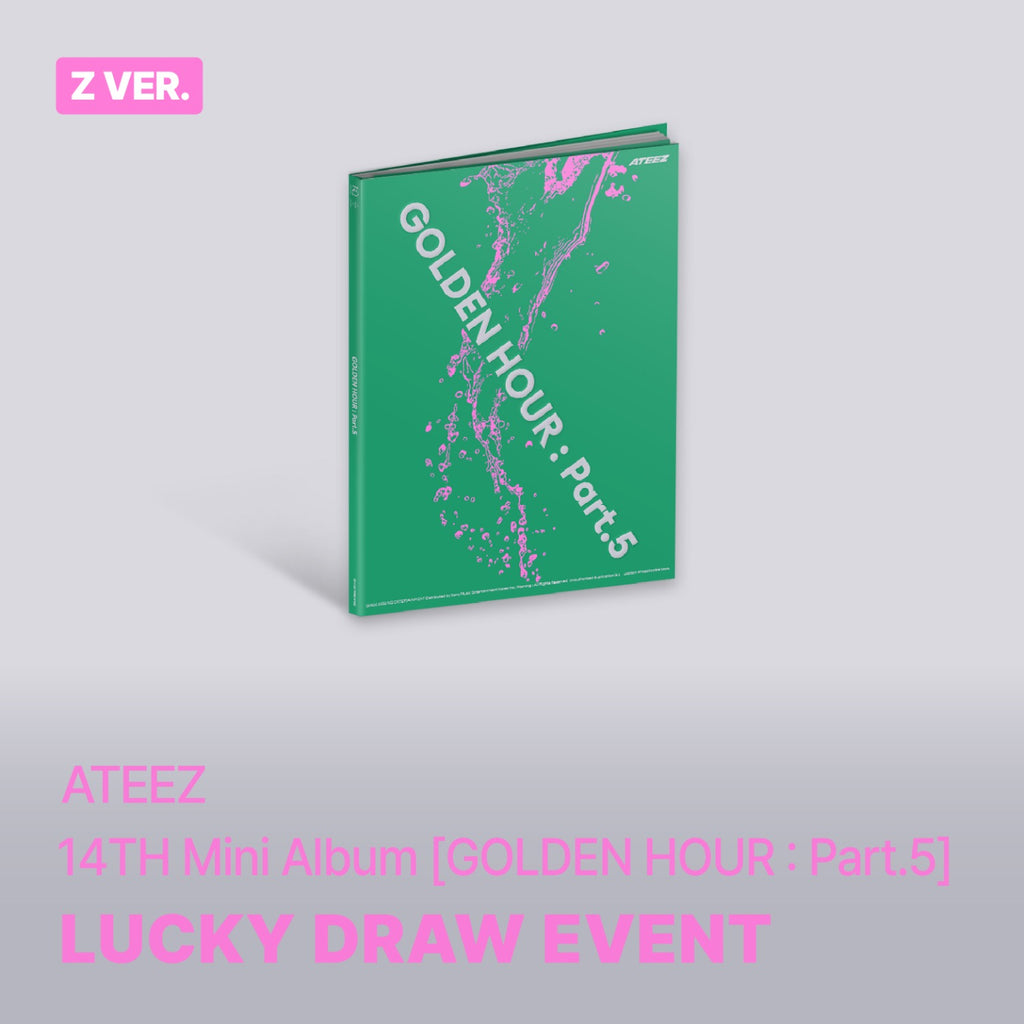 ATEEZ - GOLDEN HOUR : PART.5 14TH MINI ALBUM SOUNDWAVE LUCKY DRAW EVEN