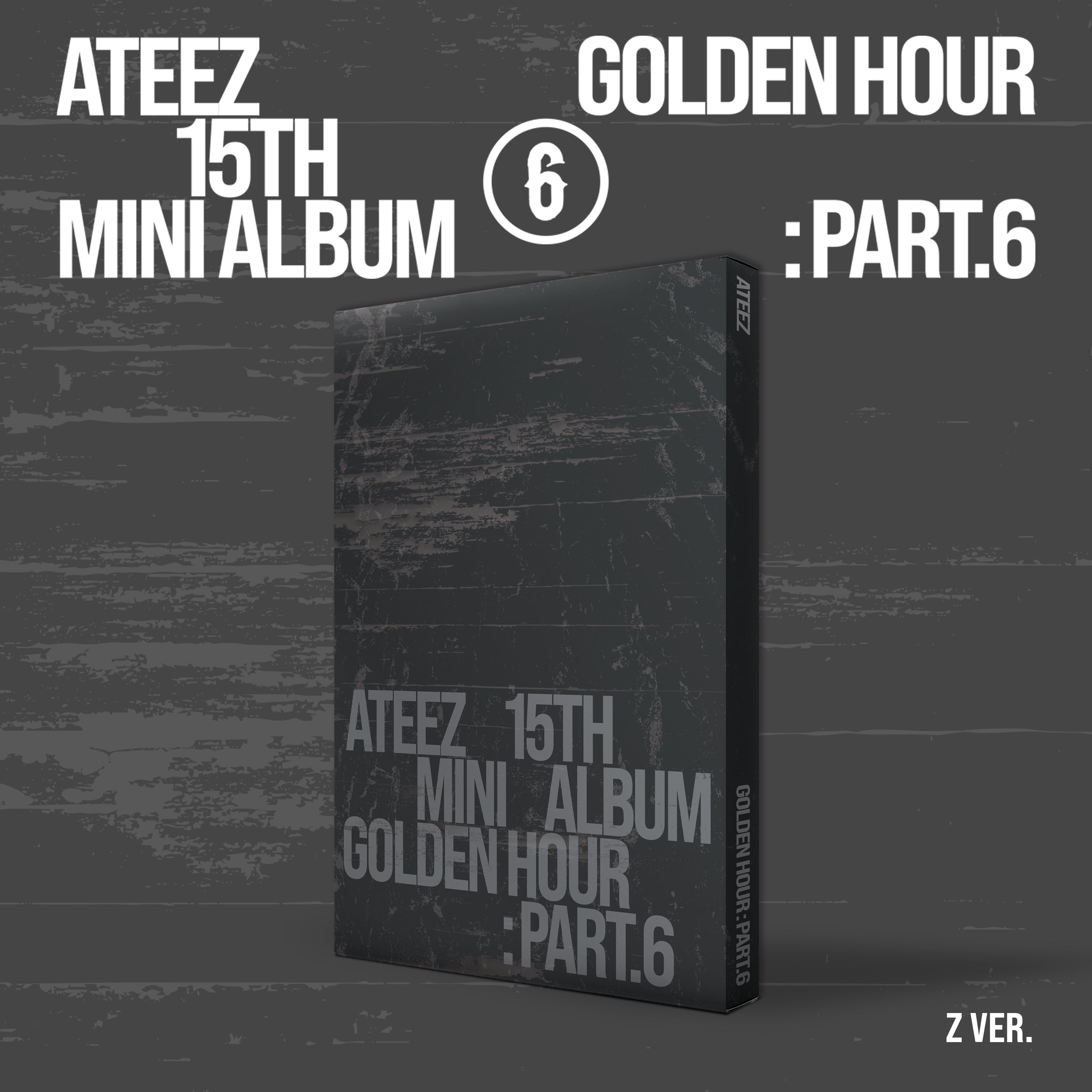 ATEEZ - GOLDEN HOUR : PART.6 15TH MINI ALBUM HMV GIFT STANDARD Z