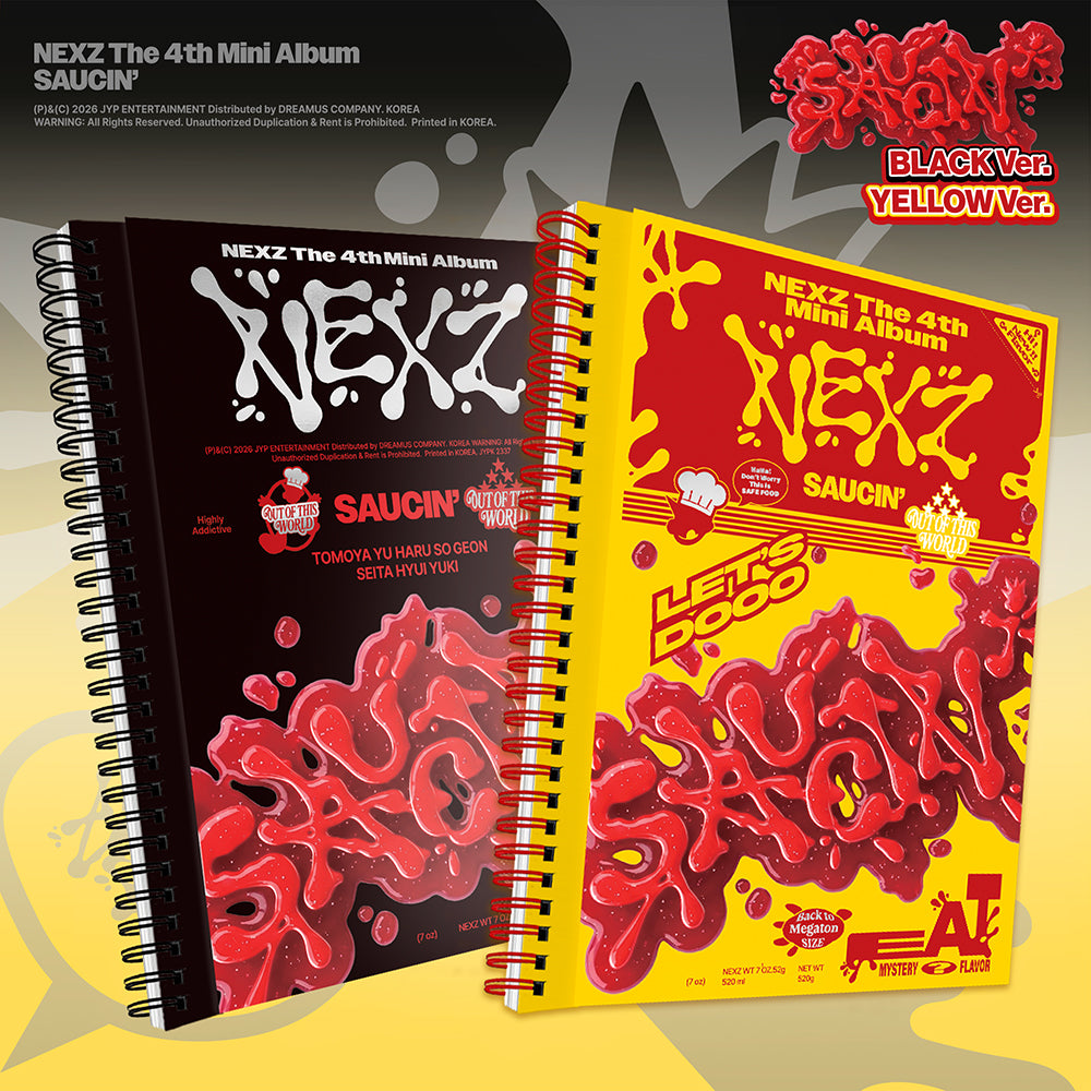 NEXZ - SAUCIN' 4TH MINI ALBUM STANDARD VER SET