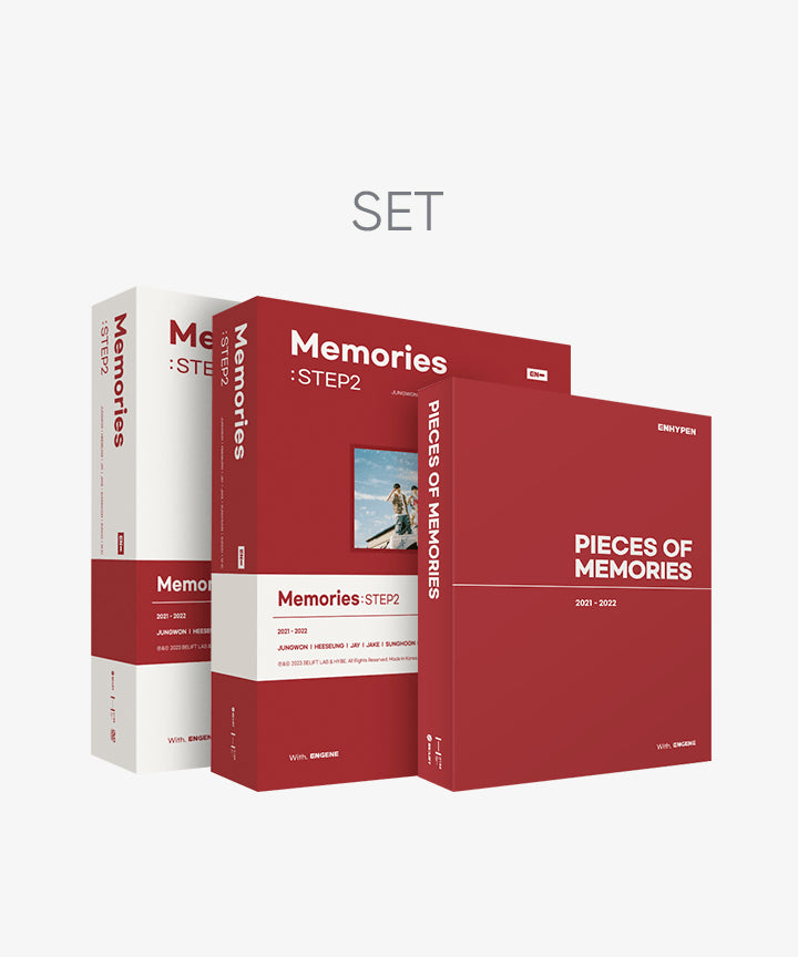 ENHYPEN - MEMORIES STEP 2 DIGITAL CODE + DVD + PIECES OF MEMORIES [2021-2022] SET - COKODIVE