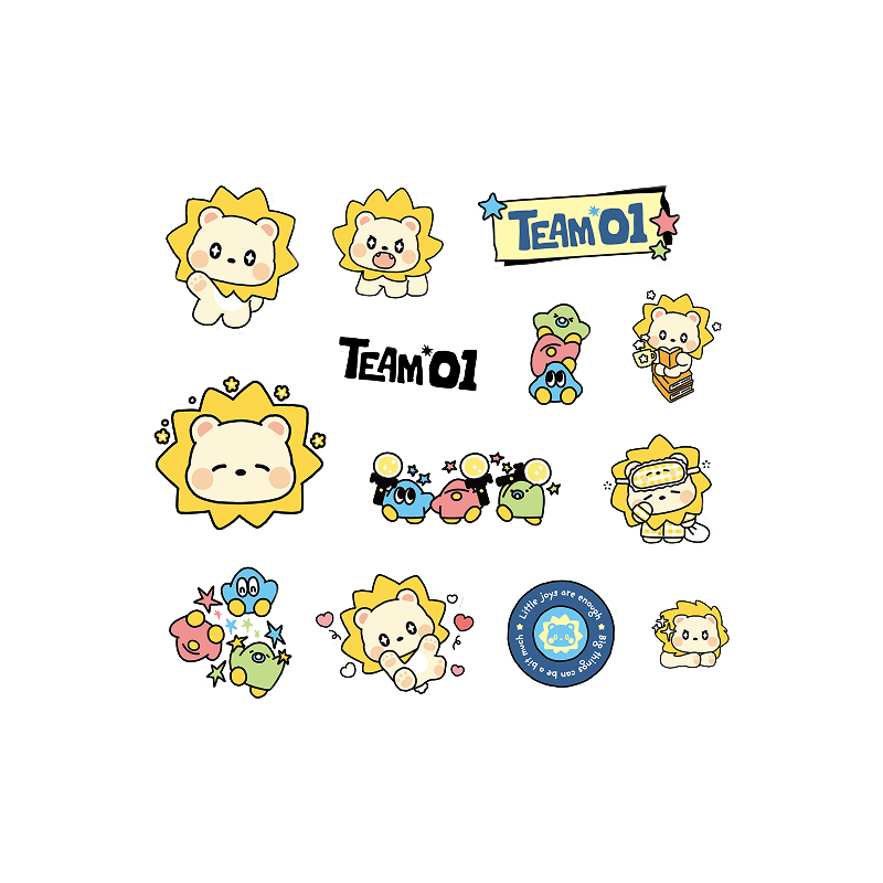 TAEYANG - TEAM01 OFFICIAL MD STICKER PACK