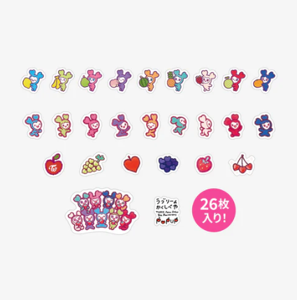 TWICE - JAPAN DEBUT 9TH ANNIVERSARY OFFICIAL MD FLAKE STICKER SET - COKODIVE