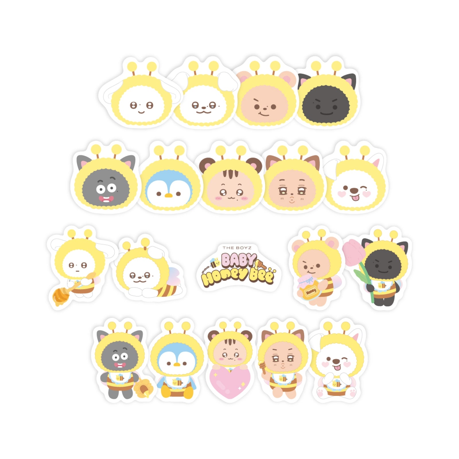 THE BOYZ - INTER-ZECTION CONCERT OFFICIAL MD STICKER PACK - COKODIVE