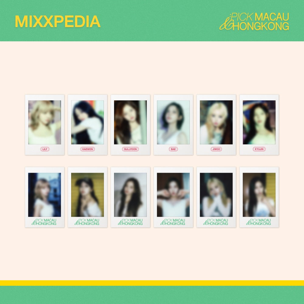 NMIXX - NMIXXPEDIA : PICK MACAU&amp;HONGKONG OFFICIAL MD POLAROID STICKER PACK - COKODIVE