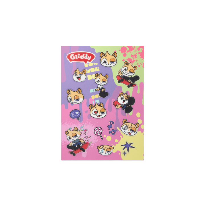 EVAN - GLIDDY OFFICIAL MD STICKER SET - COKODIVE
