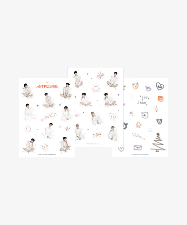 TXT - ACT : PROMISE WORLD TOUR OFFICIAL MD STICKER & TATTOO STICKER SET - COKODIVE