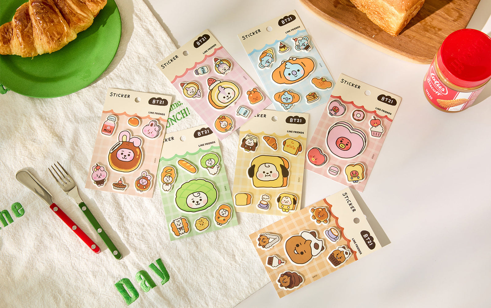 BT21 - BABY BAKERY SHOP MD STICKERS - COKODIVE