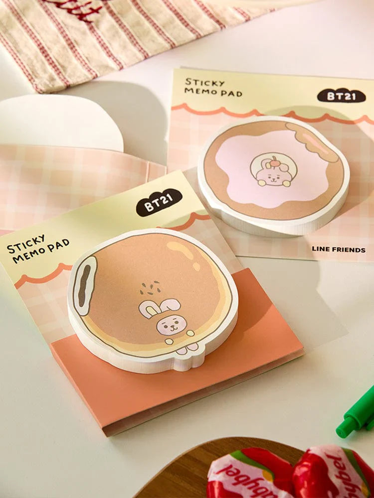 BT21 - BABY BAKERY SHOP MD STICKY MEMO NOTEPADS - COKODIVE