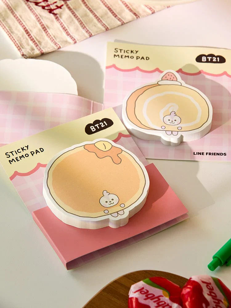 BT21 - BABY BAKERY SHOP MD STICKY MEMO NOTEPADS - COKODIVE
