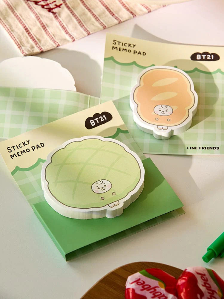 BT21 - BABY BAKERY SHOP MD STICKY MEMO NOTEPADS - COKODIVE
