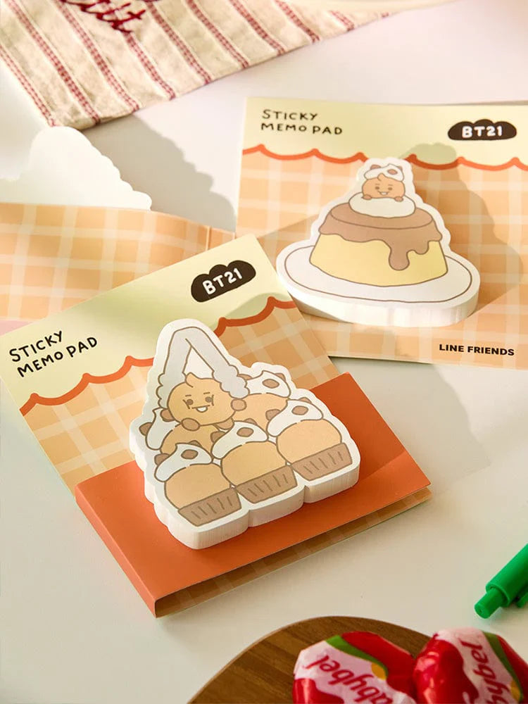 BT21 - BABY BAKERY SHOP MD STICKY MEMO NOTEPADS - COKODIVE