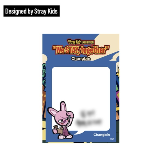 STRAY KIDS - WE STAY, TOGETHER EXHIBITON OFFICIAL MD STICKY NOTES WITH HANDWRITTEN MESSAGES