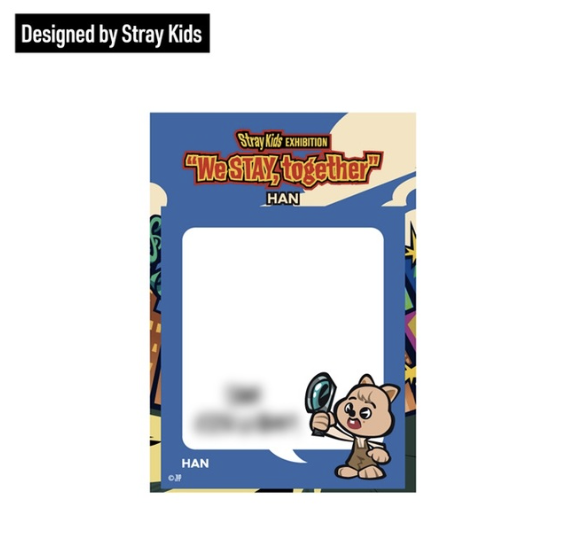STRAY KIDS - WE STAY, TOGETHER EXHIBITON OFFICIAL MD STICKY NOTES WITH HANDWRITTEN MESSAGES