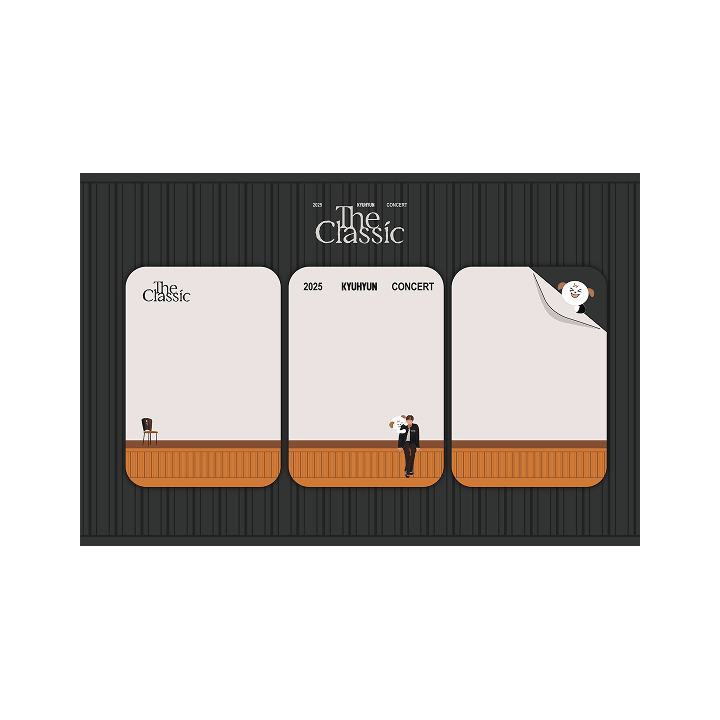 KYUHYUN - THE CLASSIC 2025 CONCERT OFFICIAL MD STICKY NOTE SET - COKODIVE