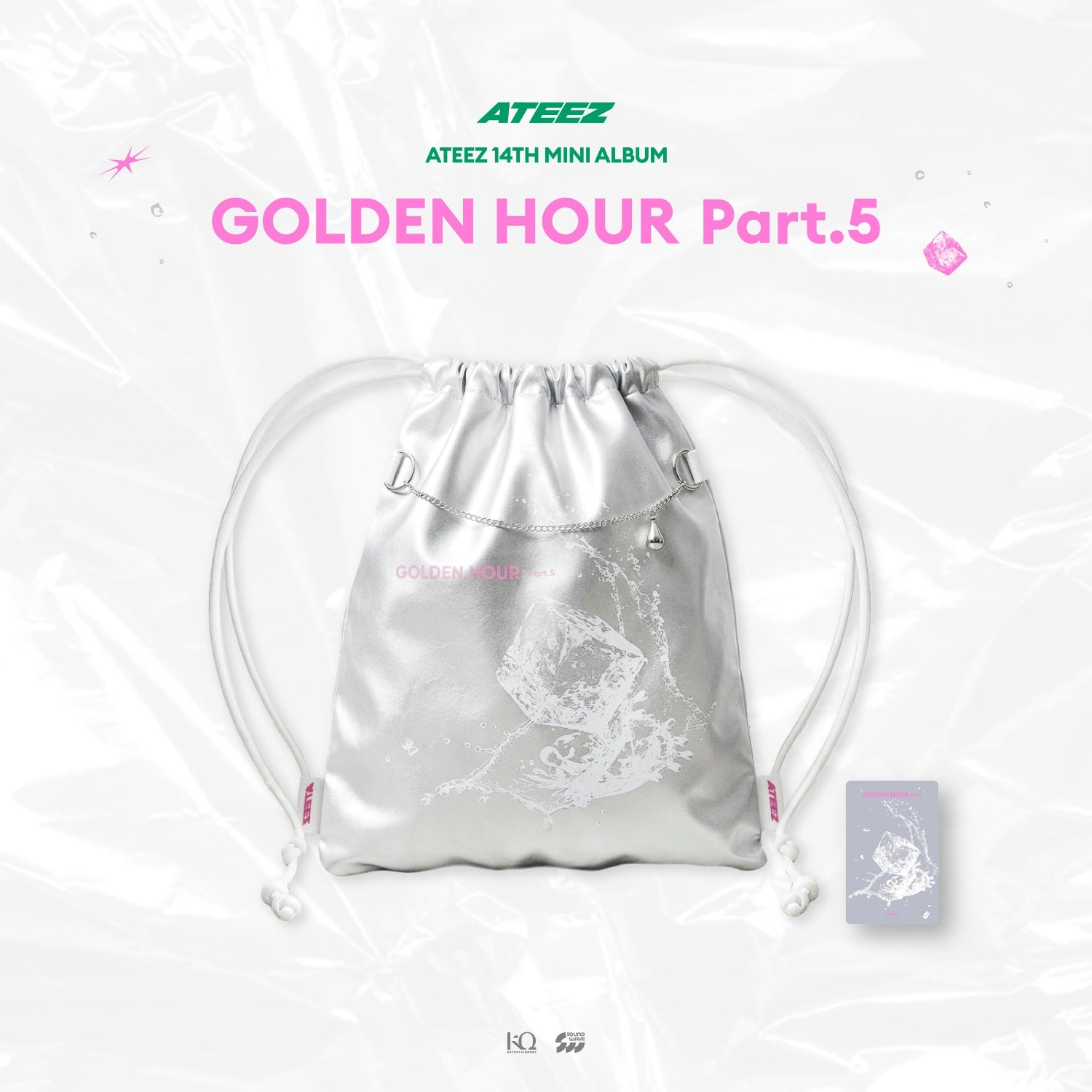 ATEEZ - GOLDEN HOUR : PART.5 POP UP OFFICIAL MD STRING BAG - COKODIVE