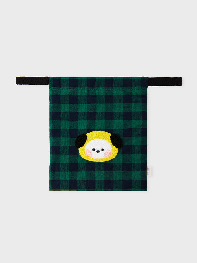BT21 - MININI BASIC CHECK STRING POUCH - COKODIVE