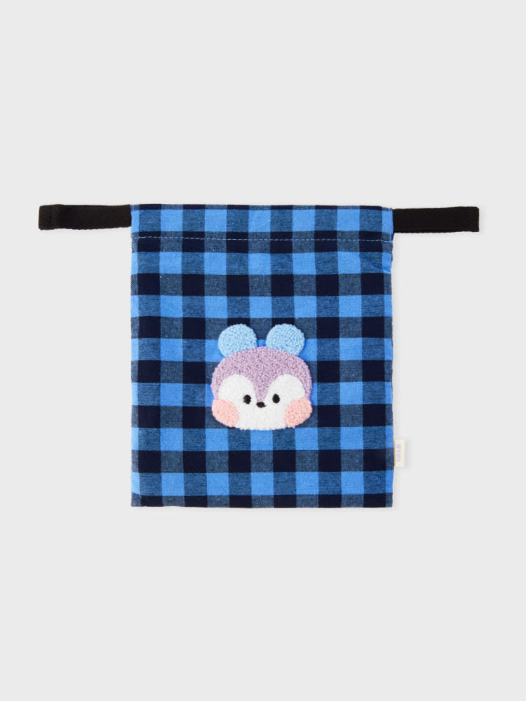 BT21 - MININI BASIC CHECK STRING POUCH