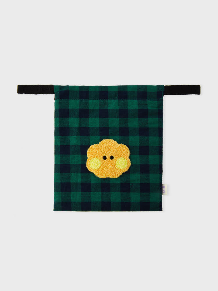 BT21 - MININI BASIC CHECK STRING POUCH