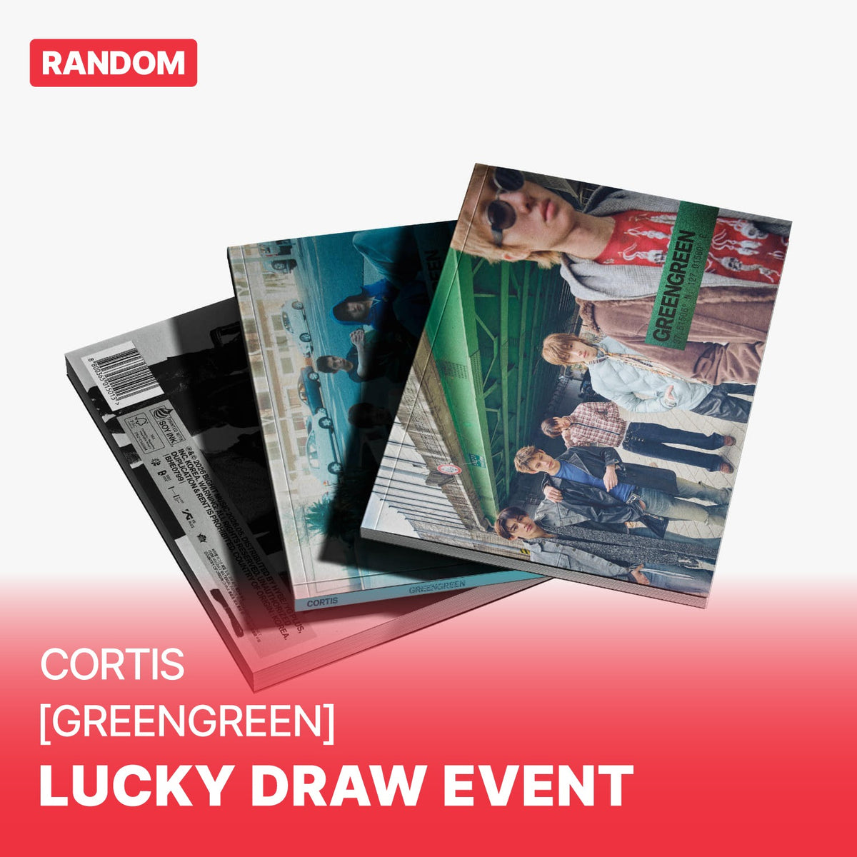 CORTIS - GREENGREEN 2ND EP ALBUM SOUNDWAVE LUCKY DRAW EVENT STANDARD RANDOM - COKODIVE