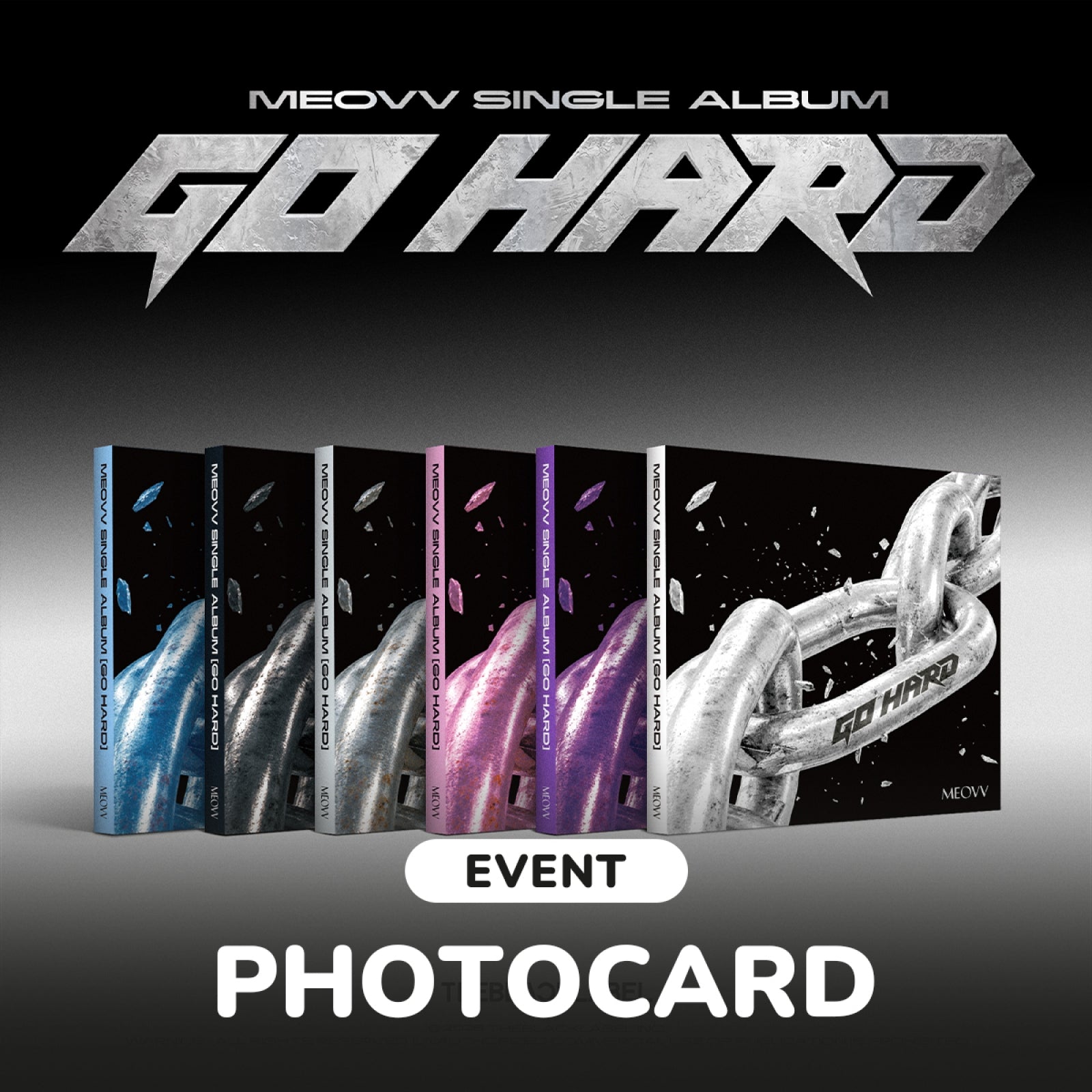 MEOVV - GO HARD SINGLE ALBUM WITHMUU GIFT PHOTOBOOK VER RANDOM - COKODIVE