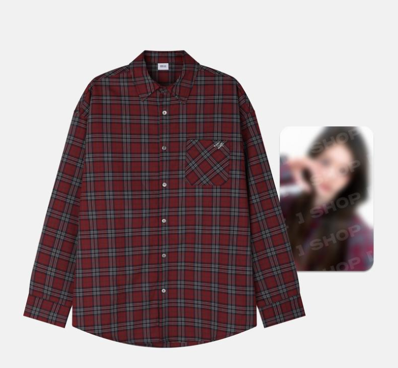 NMIXX - ARTIST LABEL : NMIXX EDITION SULLYOON PLAID SHIRTS - COKODIVE
