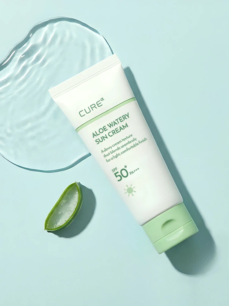 CURE ALPHA ALOE WATERY SUN CREAM 40ML - COKODIVE